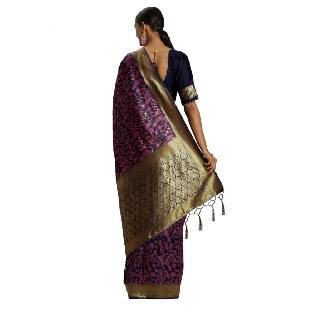 Women's Banarasi Silk Saree — Multi · 080D