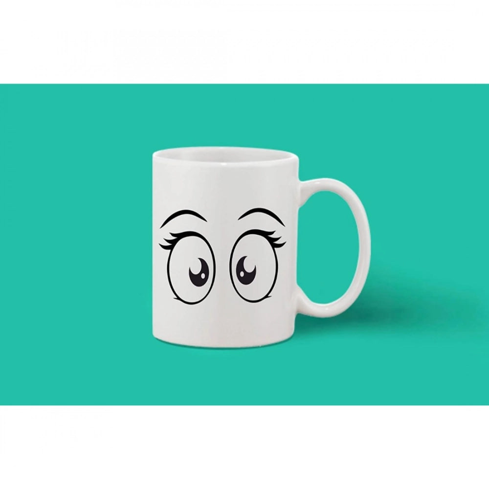 Printed Ceramic Coffee Mug - 1 Pieces · Eyes