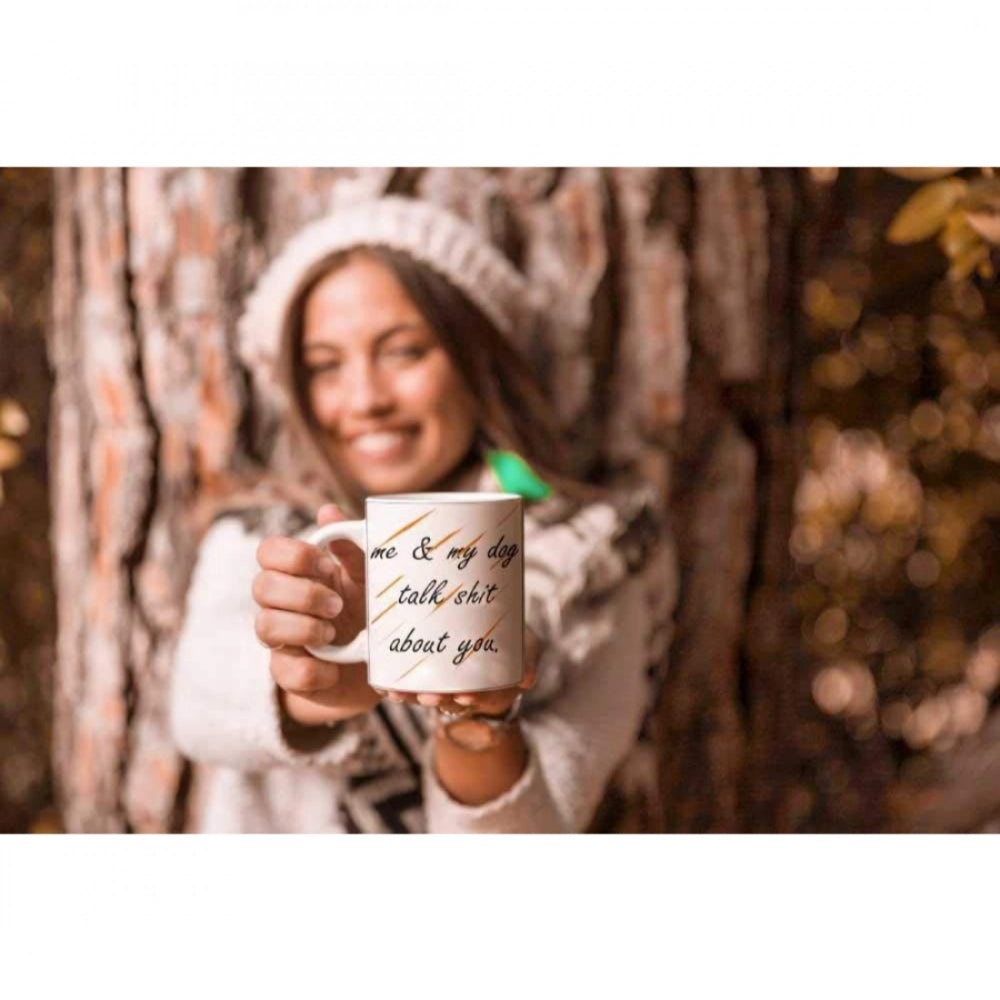 Printed Ceramic Coffee Mug - 1 Pieces · Talk