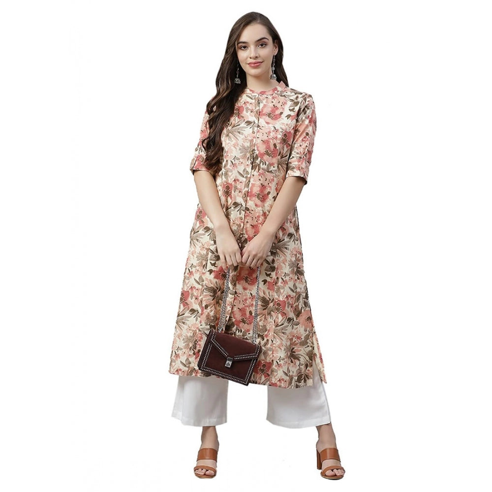 Women's Cotton Printed Floral Print Kurti