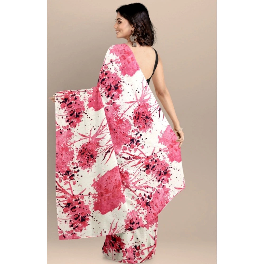 Women's Joya Silk Saree — Pink