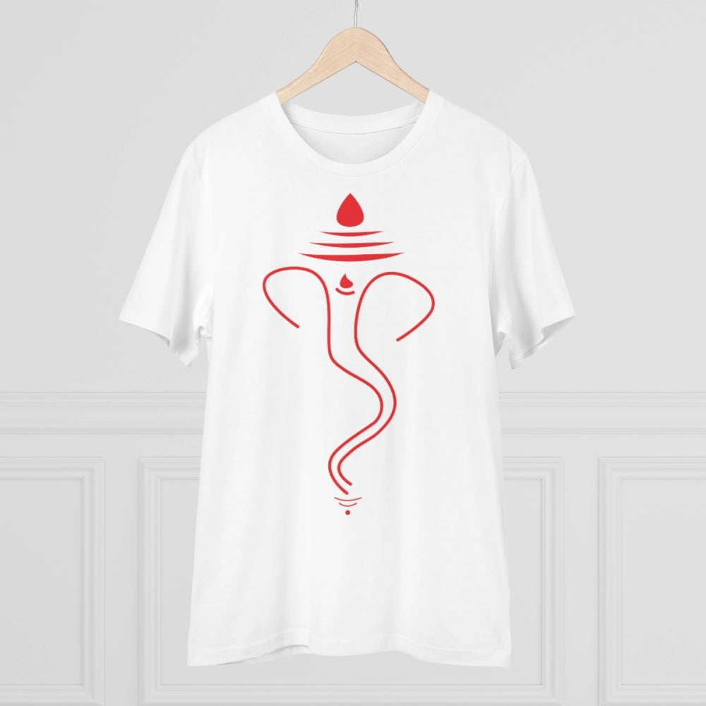 Men's PC Cotton Ganesh Printed T-Shirt · 75_L