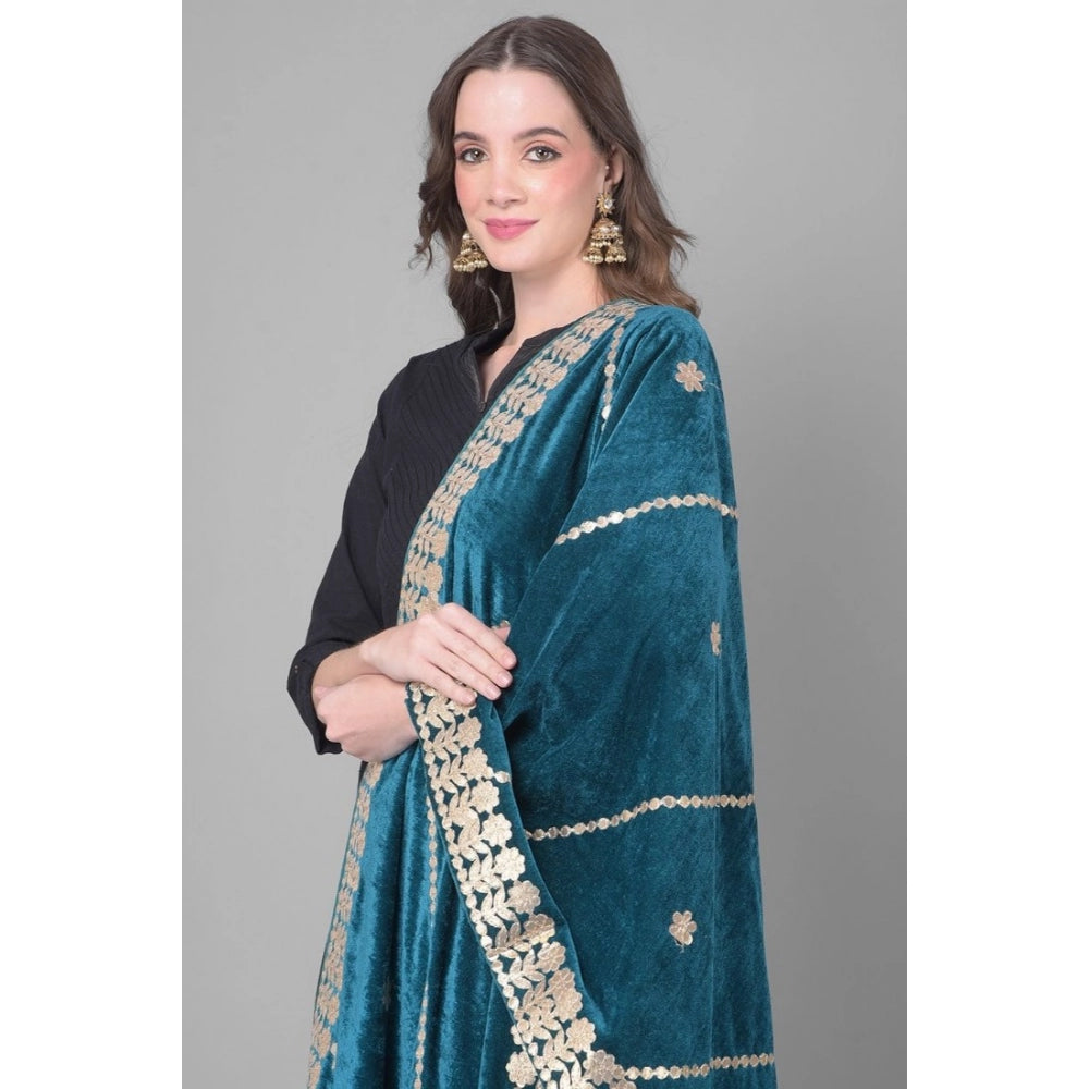 Women's Velvet Gotta Patti Dupatta · 0969