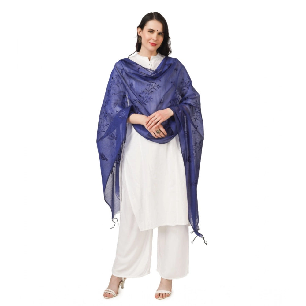 Women's Cotton Embroidered Dupatta · 0776
