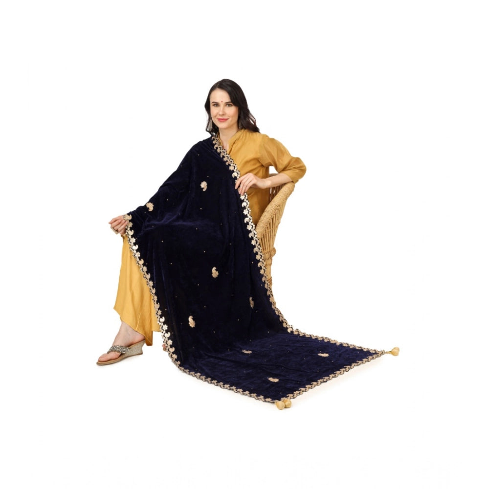Women's Velvet Gotta Patti Dupatta · 0751