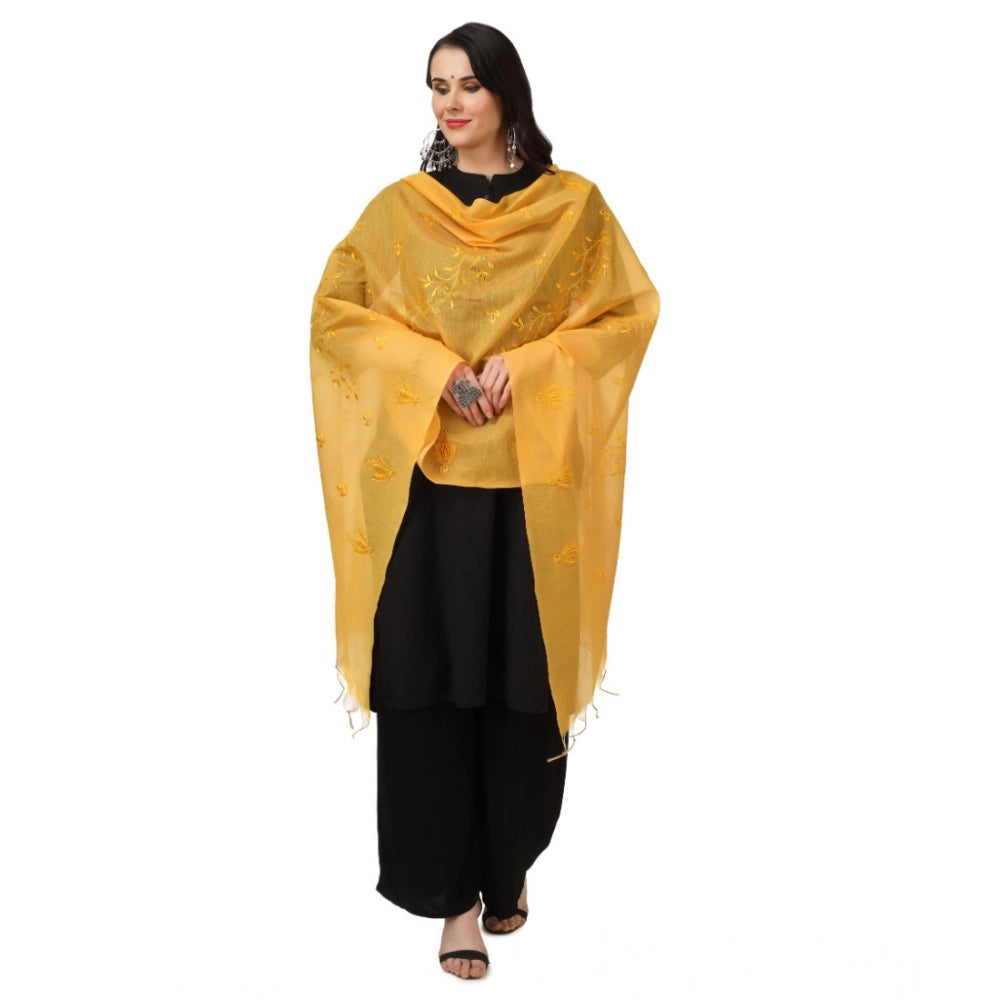 Women's Cotton Embroidered Dupatta · 0779