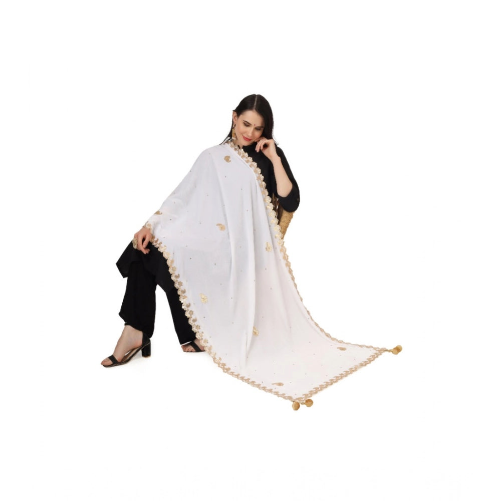 Women's Velvet Gotta Patti Dupatta · 0745