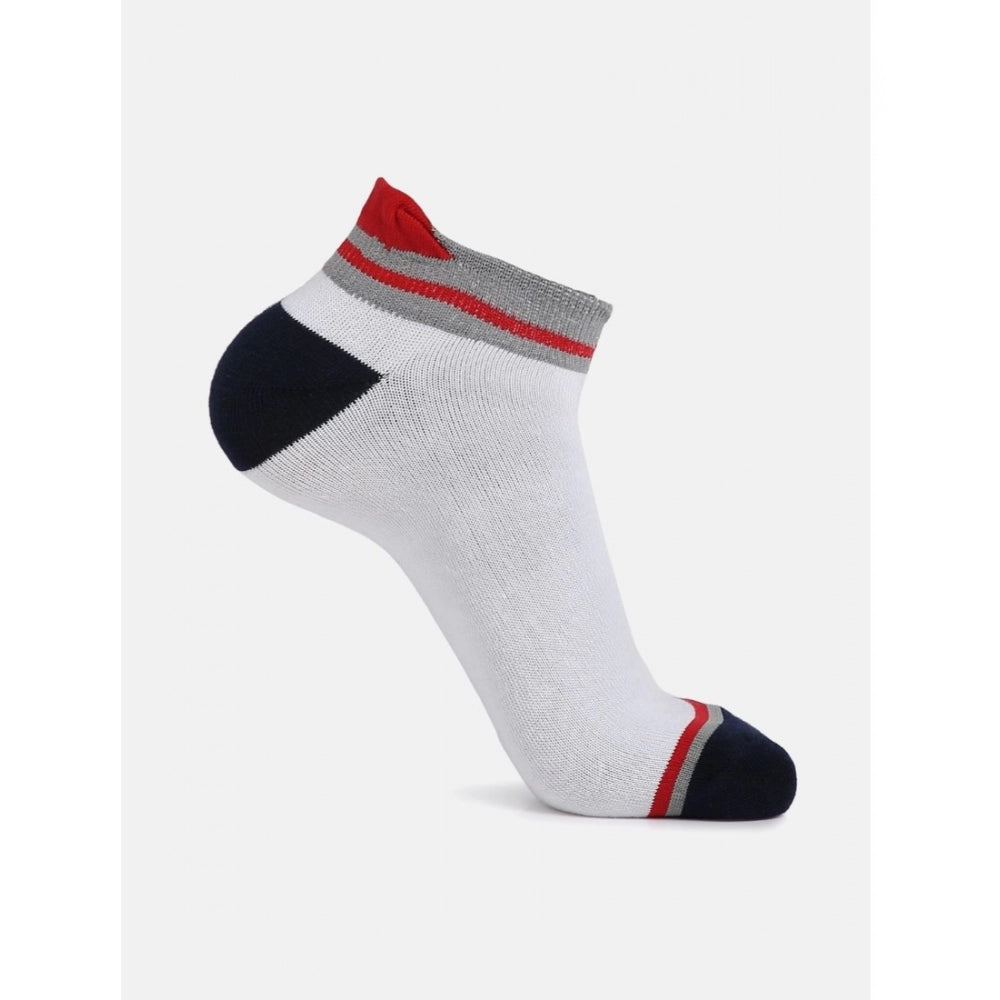 5 Pairs Unisex Casual Cotton Blended Printed Ankle Length · N063
