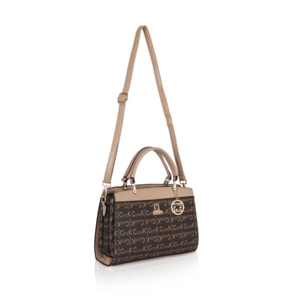 Women's Faux Leather Printed Handbag — Hi · lver