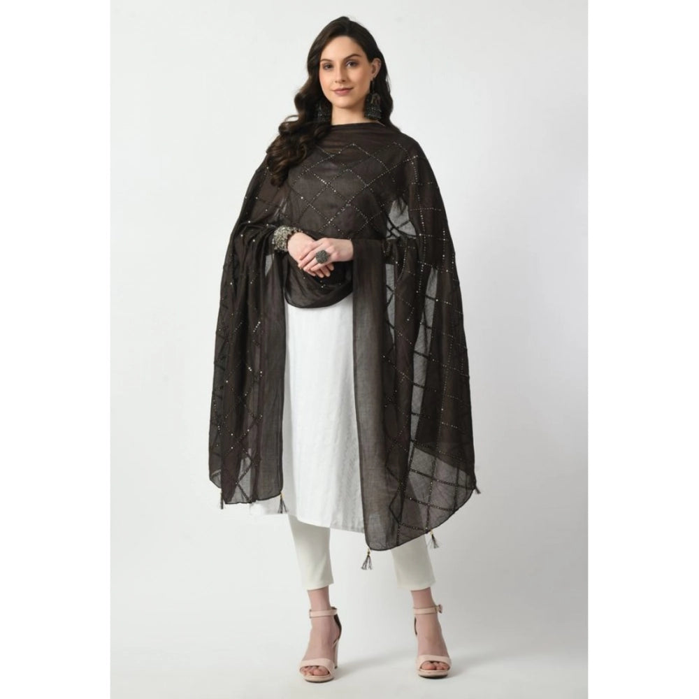 Women's Chanderi Self Design Dupatta · 1060