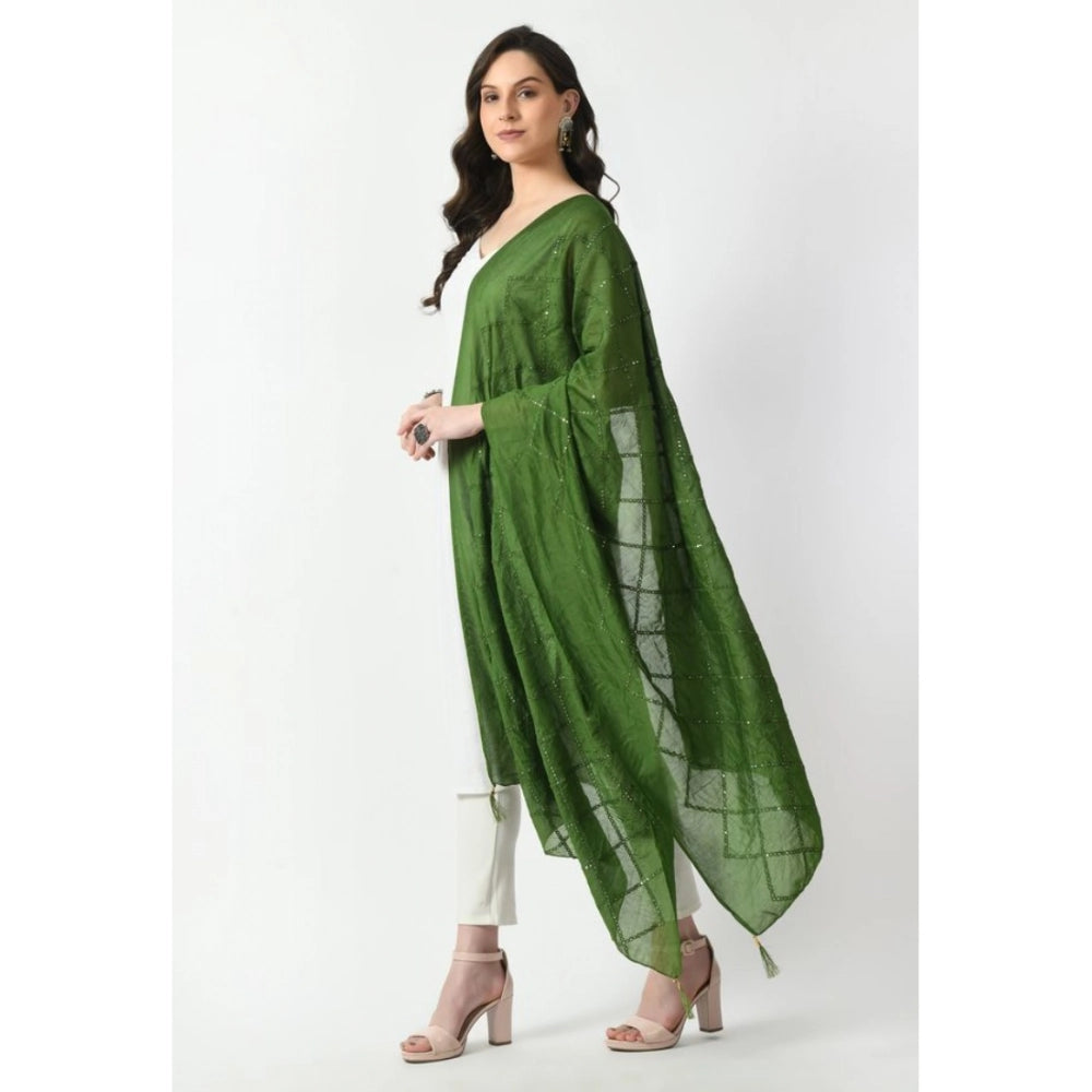 Women's Chanderi Self Design Dupatta · 1062