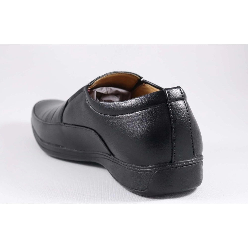 Men's Faux Leather Formal Shoes — Black · er_6