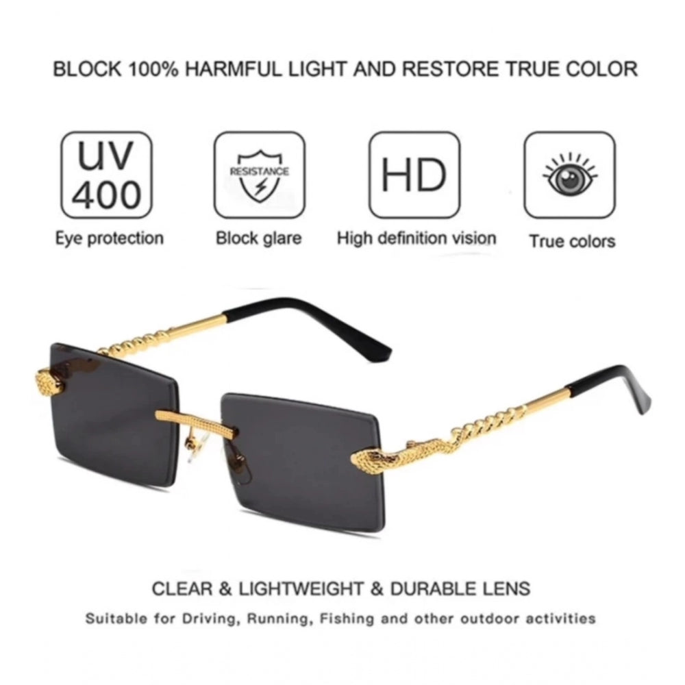 Classic Unisex UV400 Protection Sunglasses — Black · Bl_A