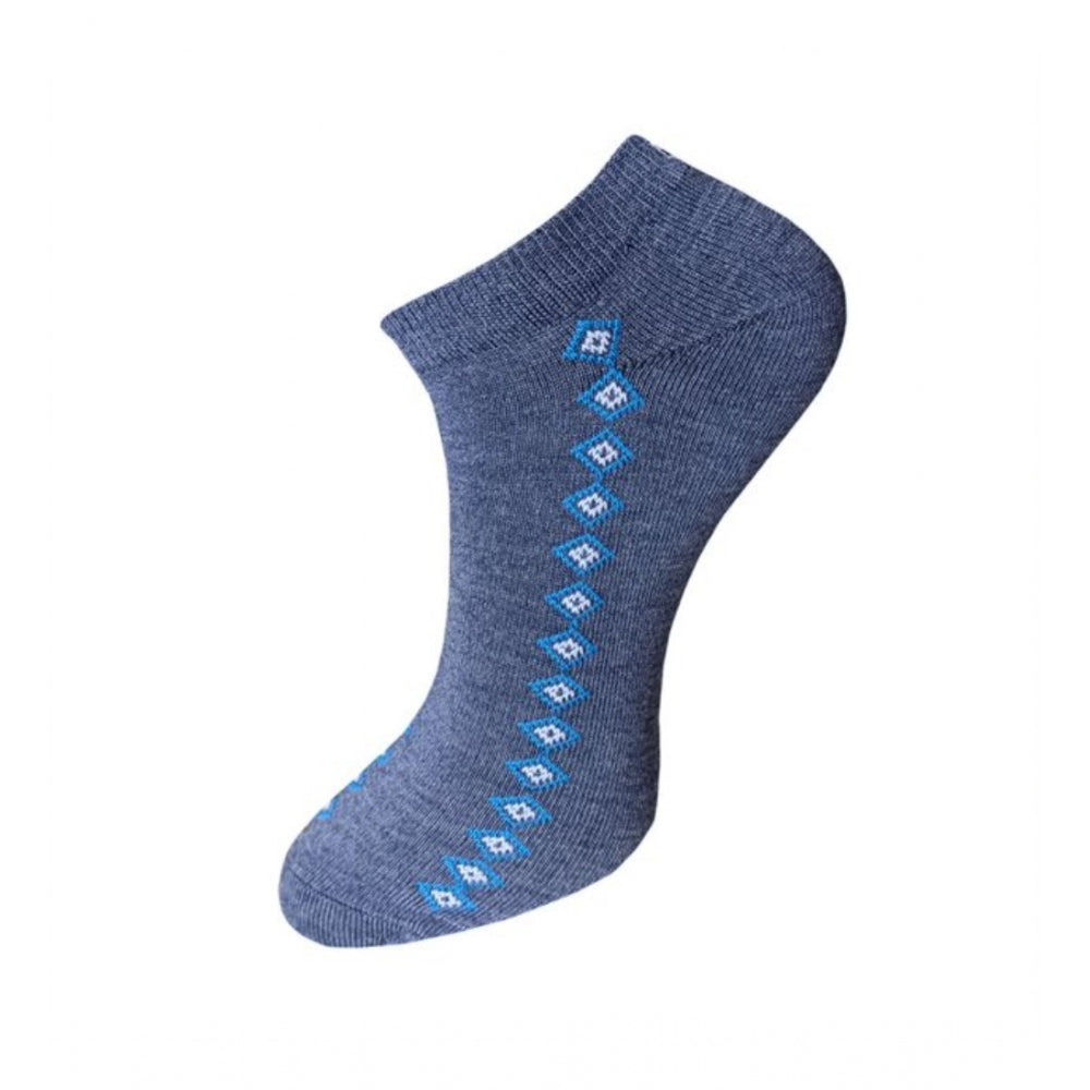 3_Pair Set Unisex Casual Cotton Printed Ankle Length Socks · 1127