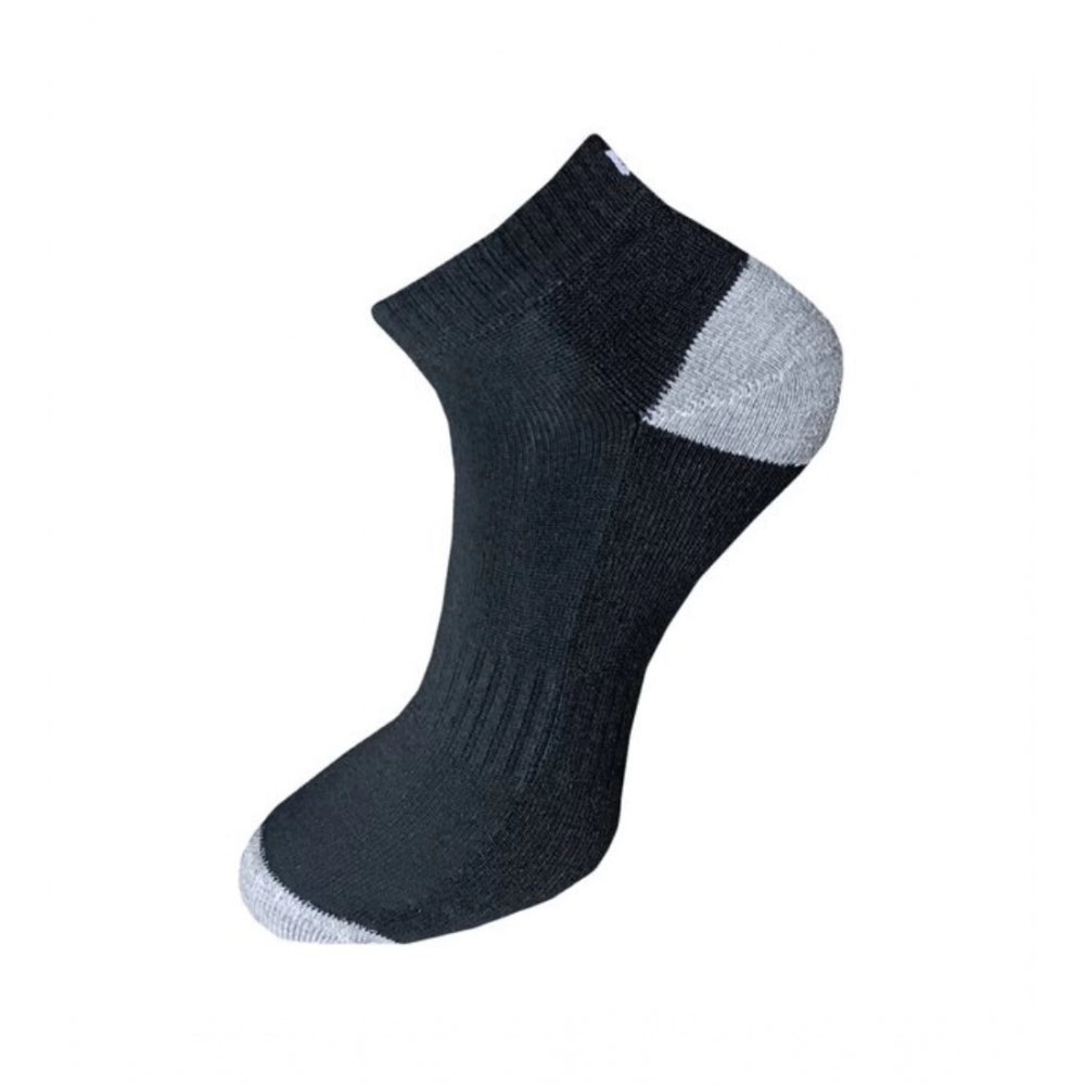 3_Pair Set Unisex Casual Cotton Solid Ankle Length Socks · 1114