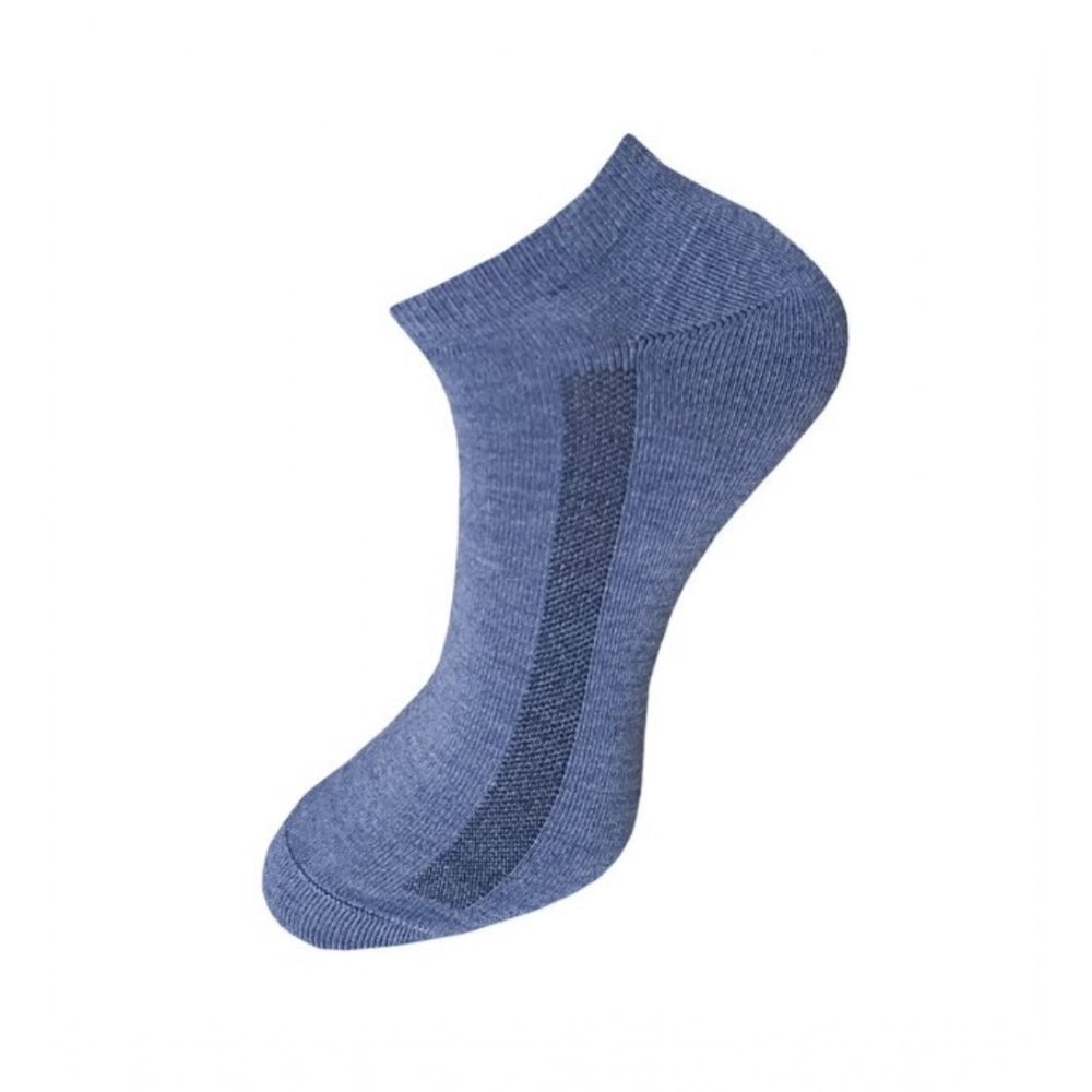 3_Pair Set Unisex Casual Cotton Solid Ankle Length Socks · 1153
