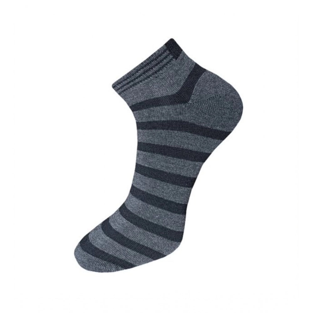 3_Pair Set Unisex Casual Cotton Solid Ankle Length Socks · 1139