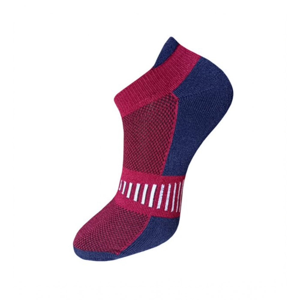 3_Pair Set Unisex Casual Cotton Striped Ankle Length Socks · 1132