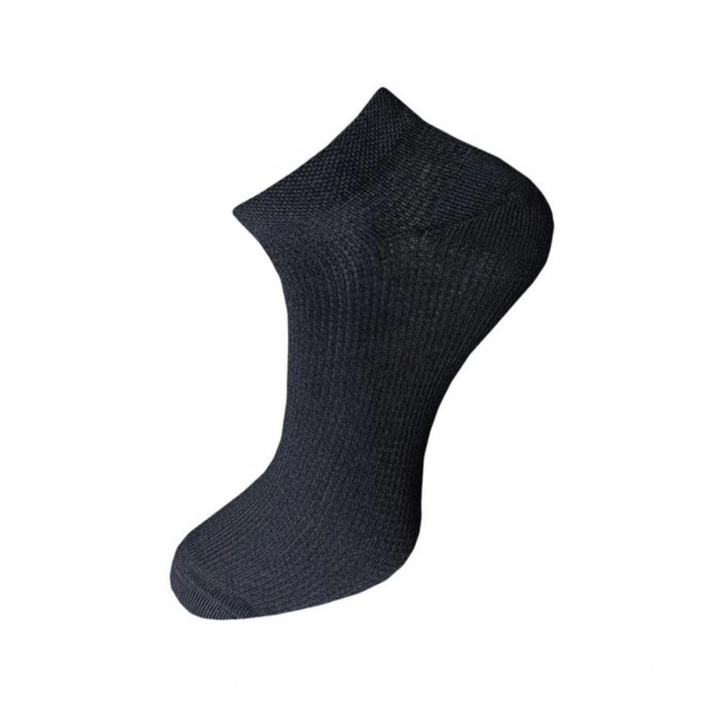 3_Pair Set Unisex Casual Cotton Solid Ankle Length Socks · 1154