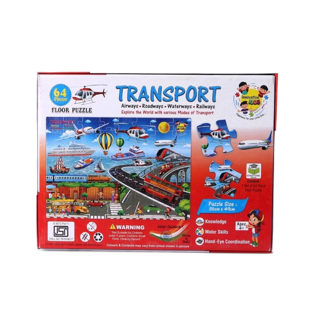 64_Pcs Set Transport Puzzle