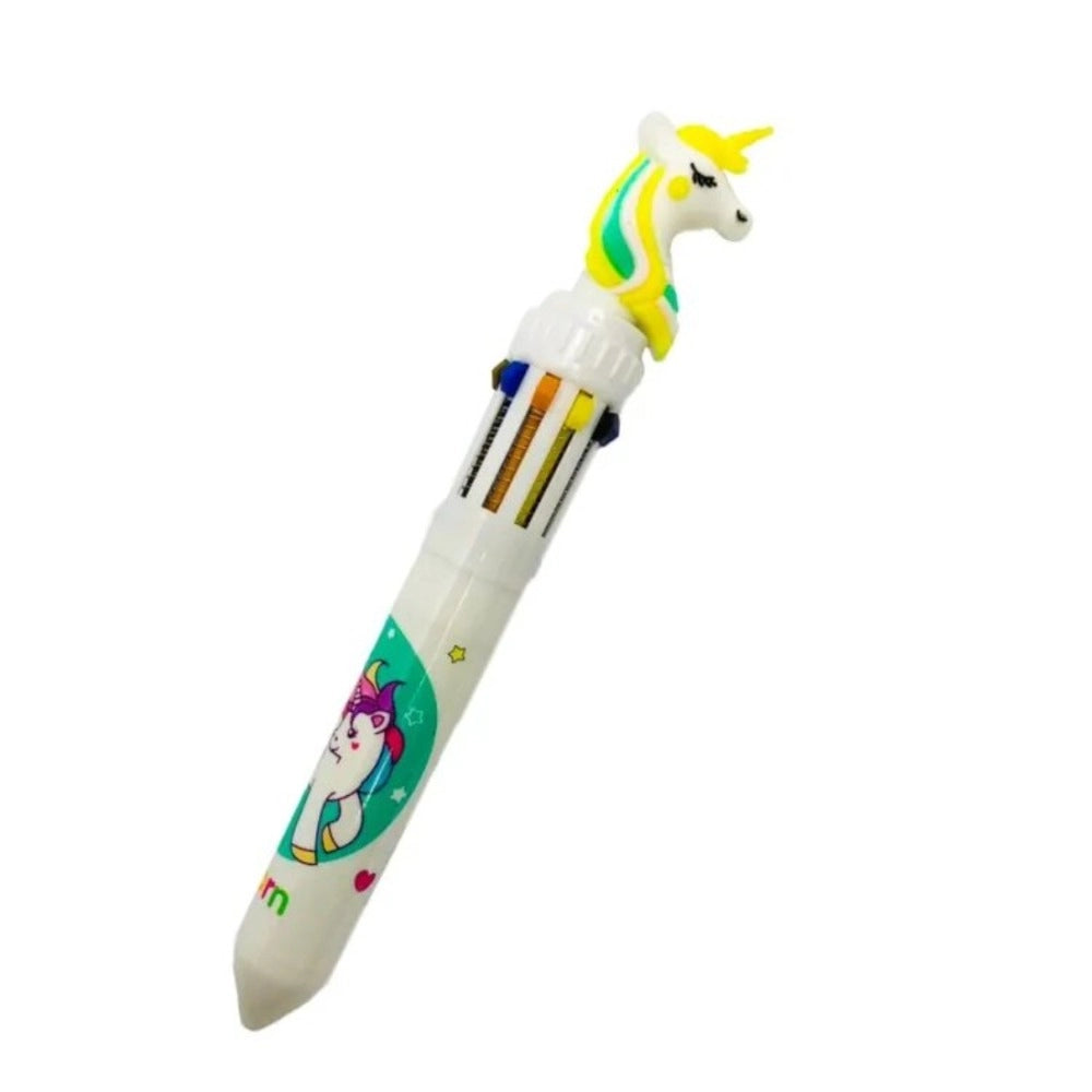 Pack Of_3 Unicorn Cartoon Character 10 In 1 Multicolour