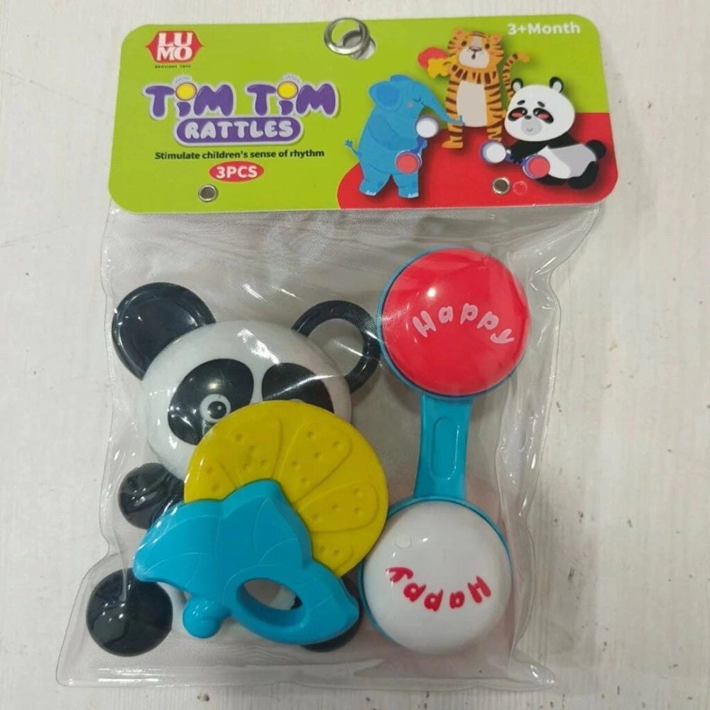 3 Pcs Set Tim Rattle