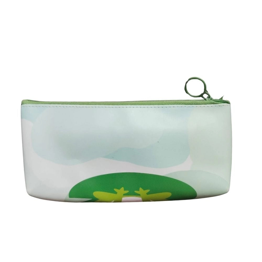Pack Of_2 Frog Cartoon Printed Pencil Pouch