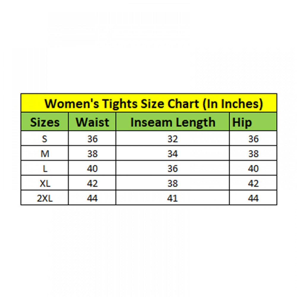 Women's Solid Ankle Length High Waisted Tights — Grey