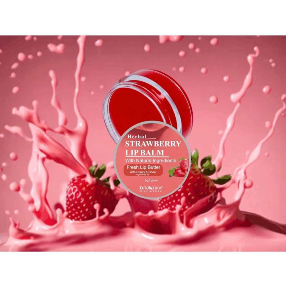 Unisex Herbal Dark And Chapped Lips Cherry & Strawberrys · Pack of 2 — 10Gm