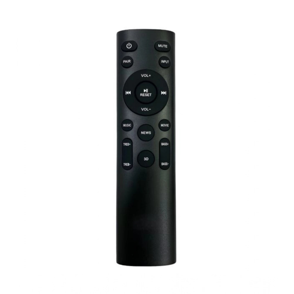 Home Theatre Remote No. 1126 Compatible-Replacement For Boat Home — Black