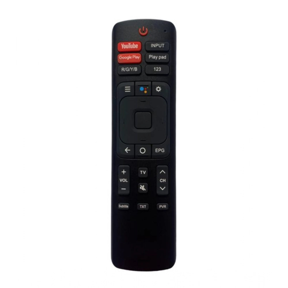 Smart TV Remote No. 1080 Compatible-Replacement For Vu Smart — Black