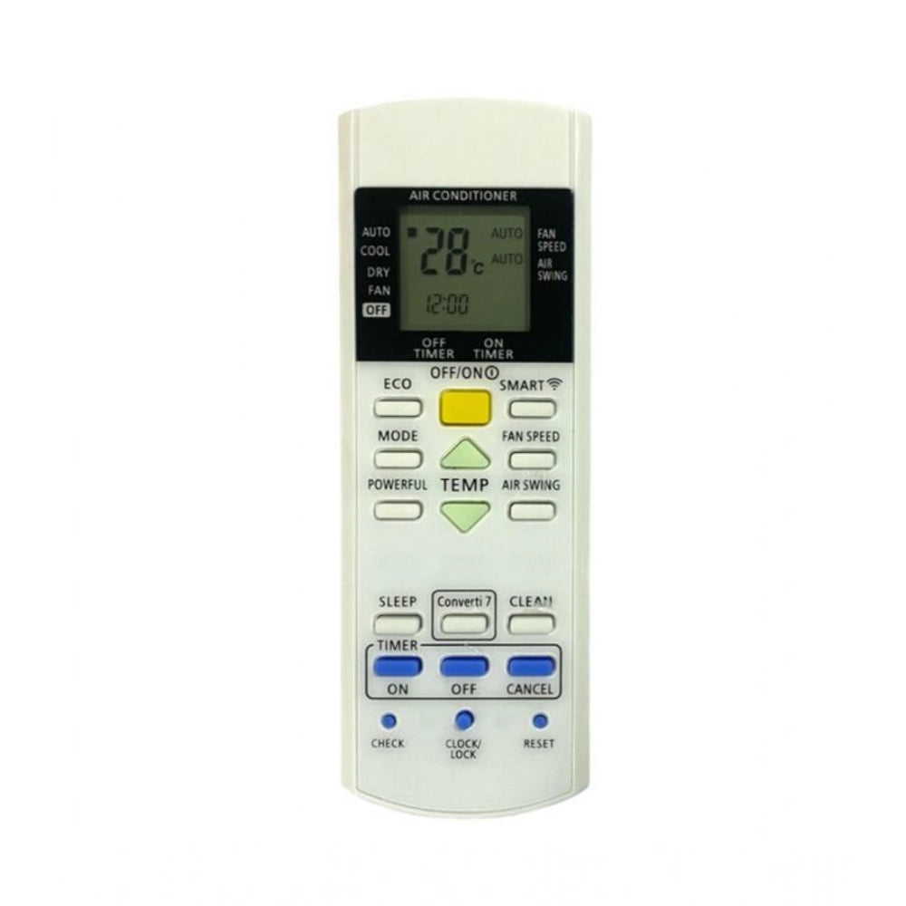AC Remote No. 29J Compatible-Replacement For Panasonic - Panasonic — White
