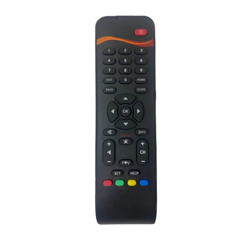 Set Top Box Remote No. 1106 Compatible-Replacement For Den — Black