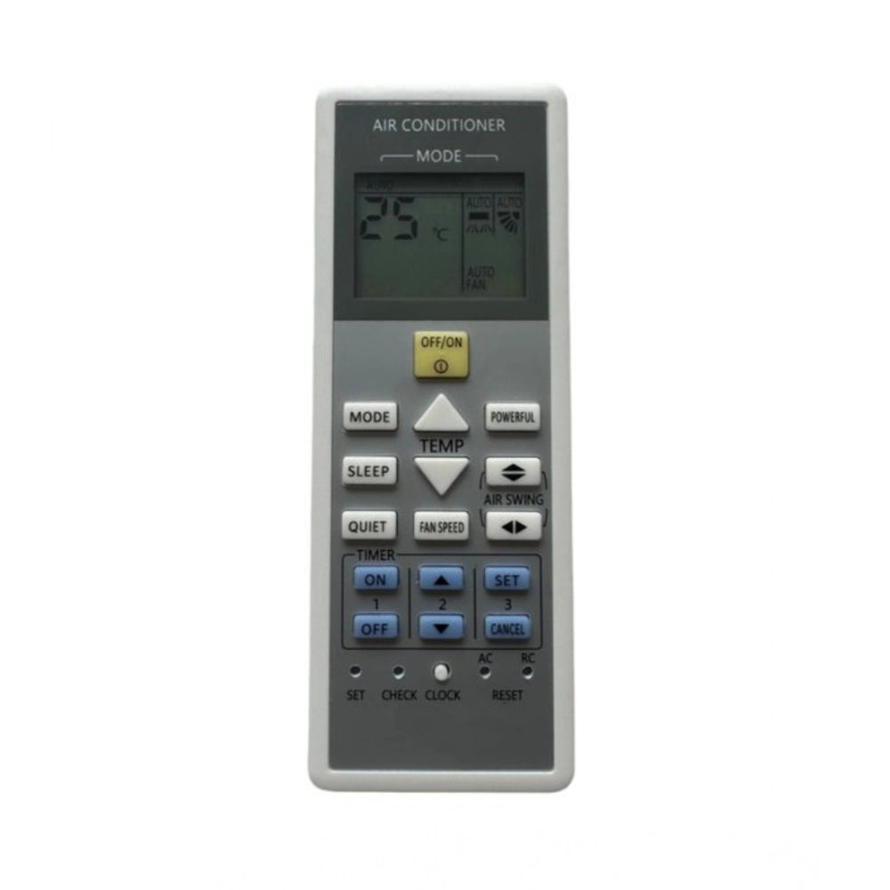AC Remote No. 157B Compatible-Replacement For Panasonic AC Remote — Grey