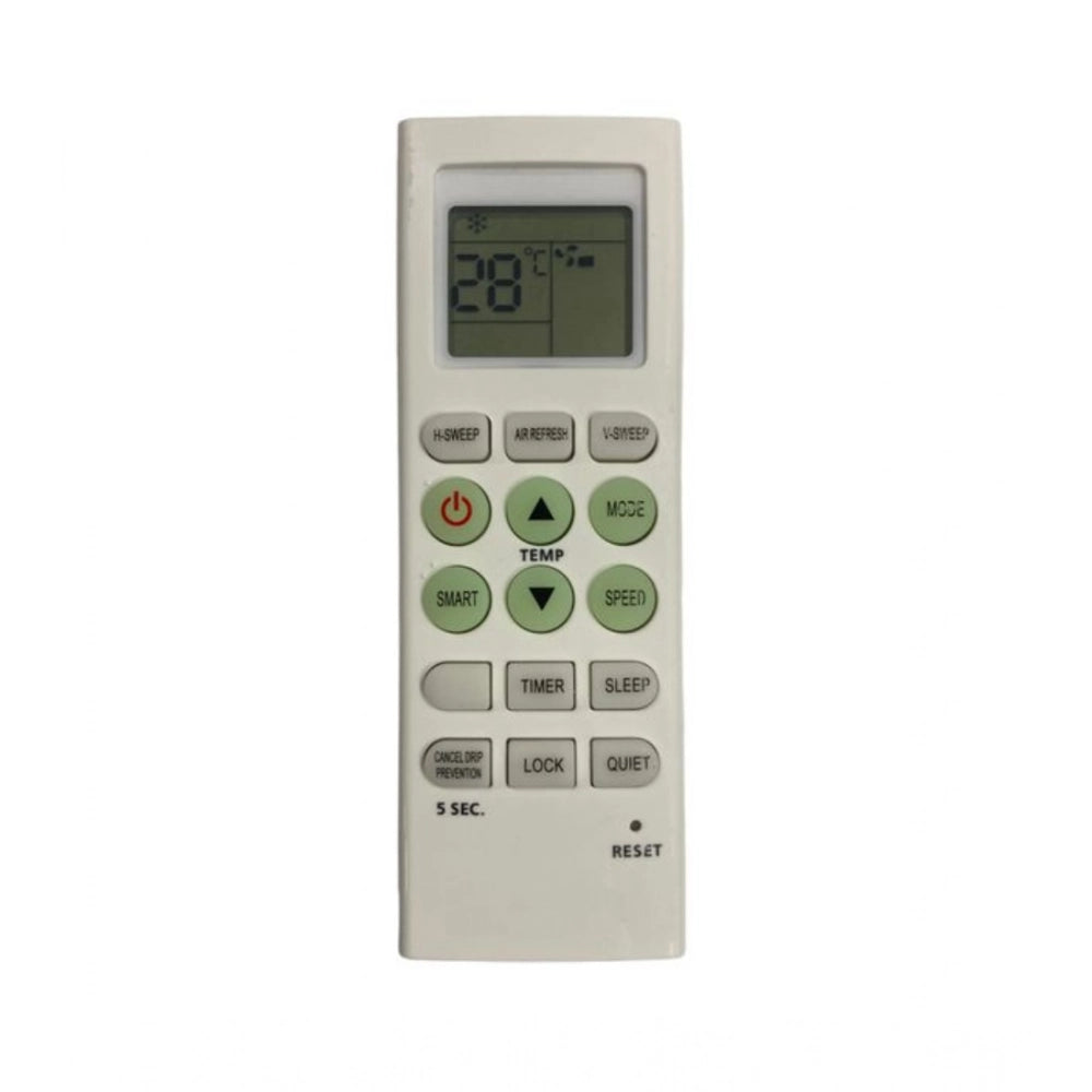 AC Remote No.36E No Backlight Micromax AC Remote Control — White