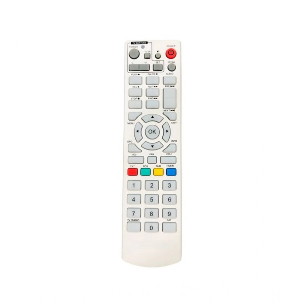 Dth Remote No.1202 — White