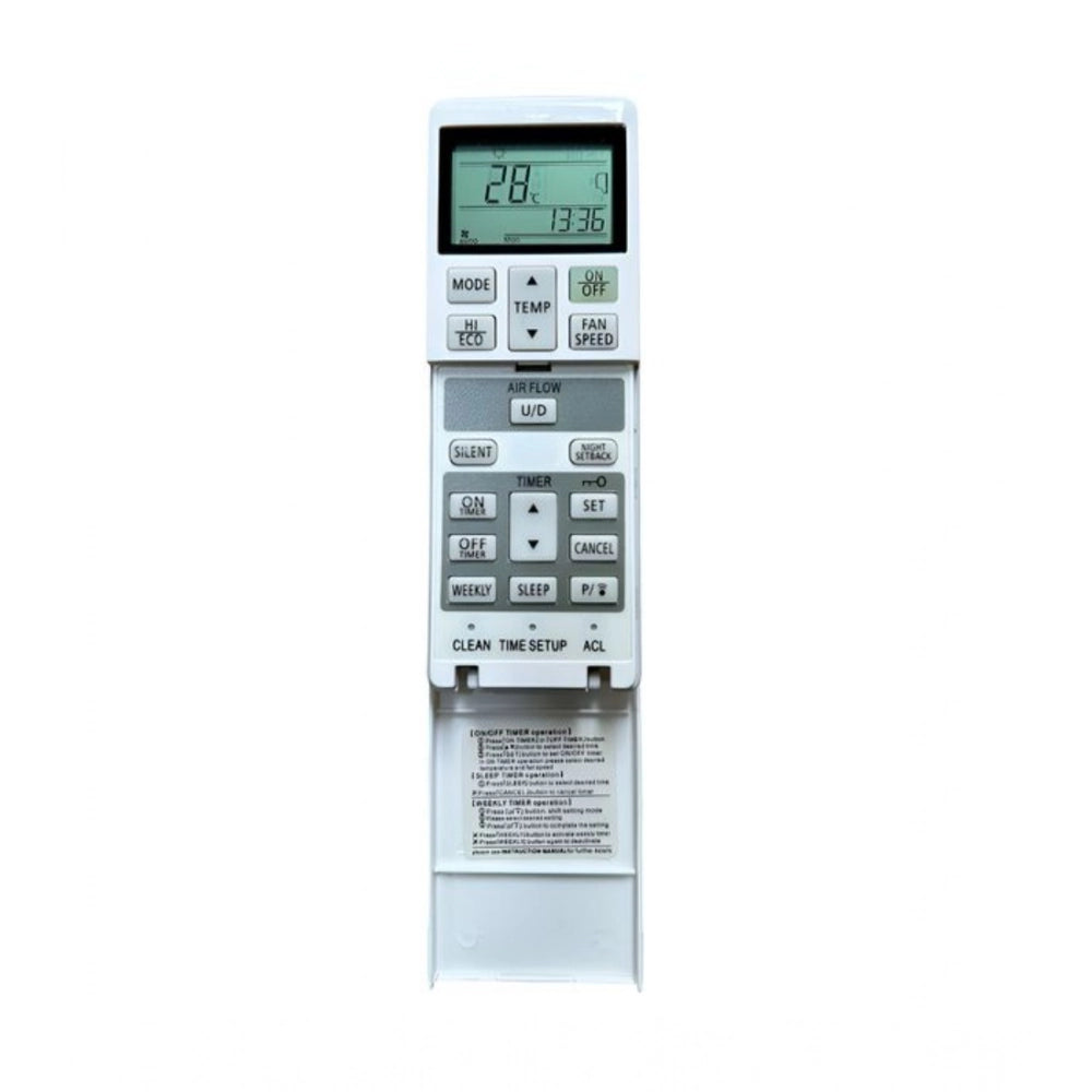 AC Remote No.250 Mitsubishi AC Remote Control — White