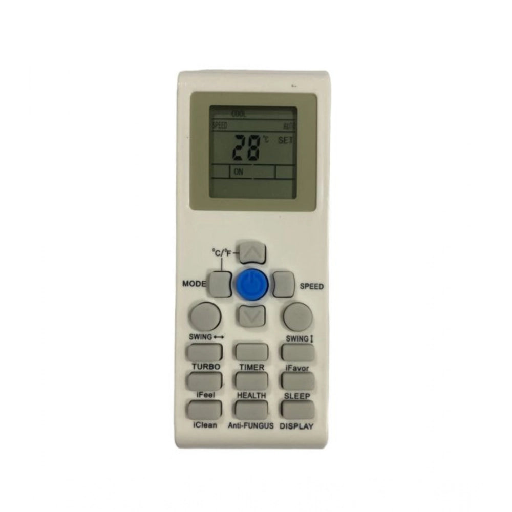 AC Remote No.171 No Backlight Aux AC Remote Control — White