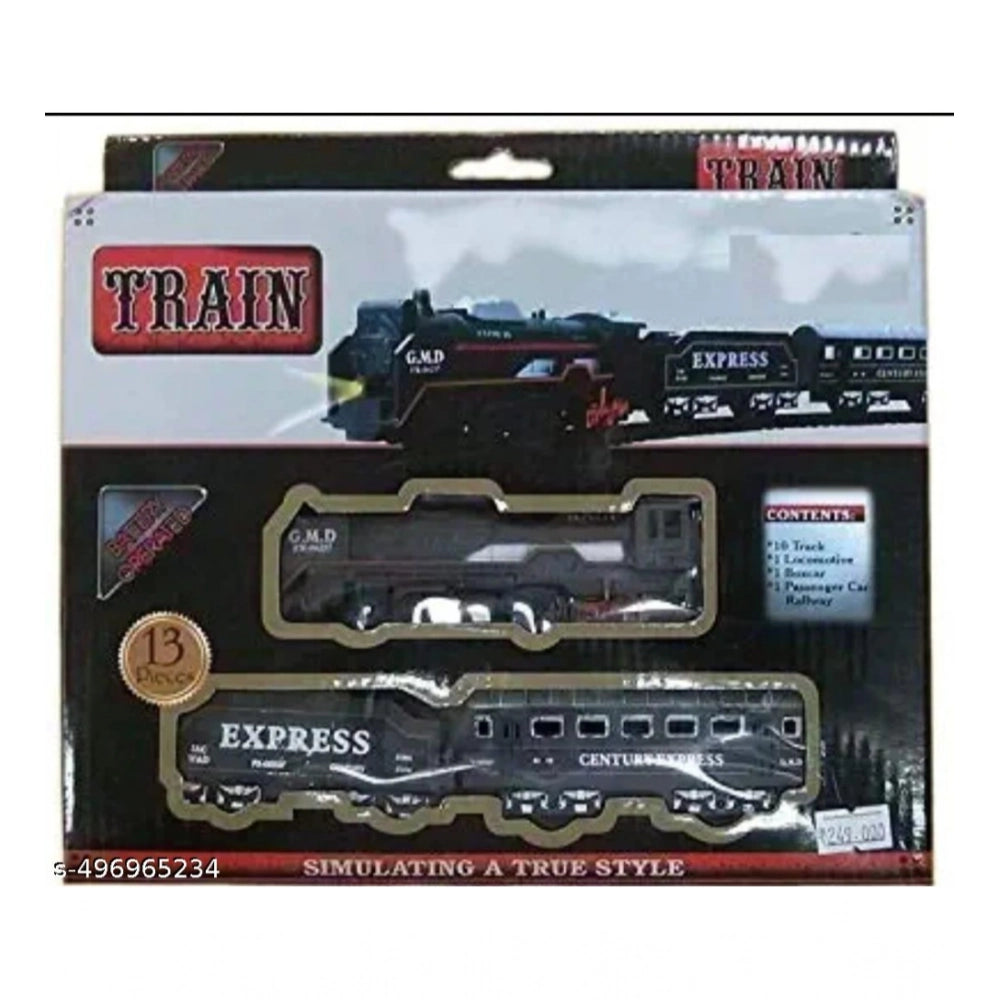 Amazing Musical Classic Toy Train 13Pcs Toy Set