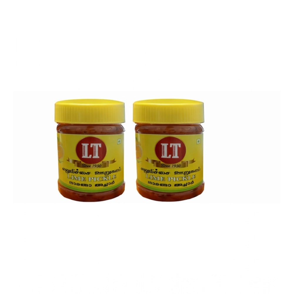 Pack Of_2 500G Lt Lemon Pickle Traditional Digestive Side — Red