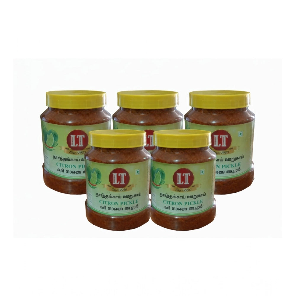 Pack Of_5 100G Lt Citron Pickle Traditional Digestive Side — Red