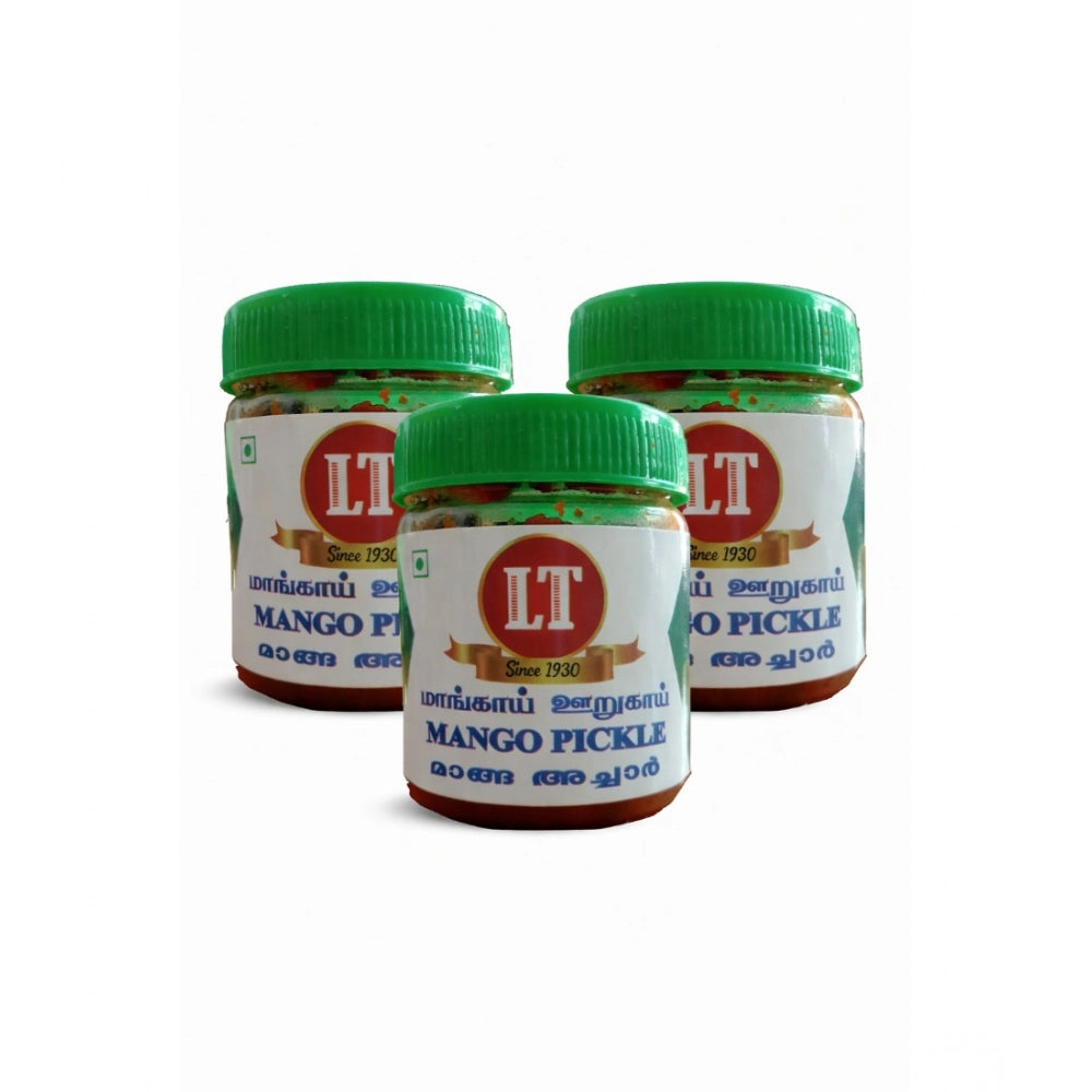Pack Of_3 300G Lt Mango Pickle Traditional Digestive Side — Red