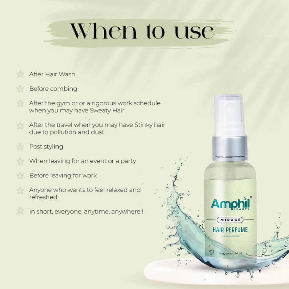 Amphil Beauty Mirage Unisex Hair Perfume 60 ml