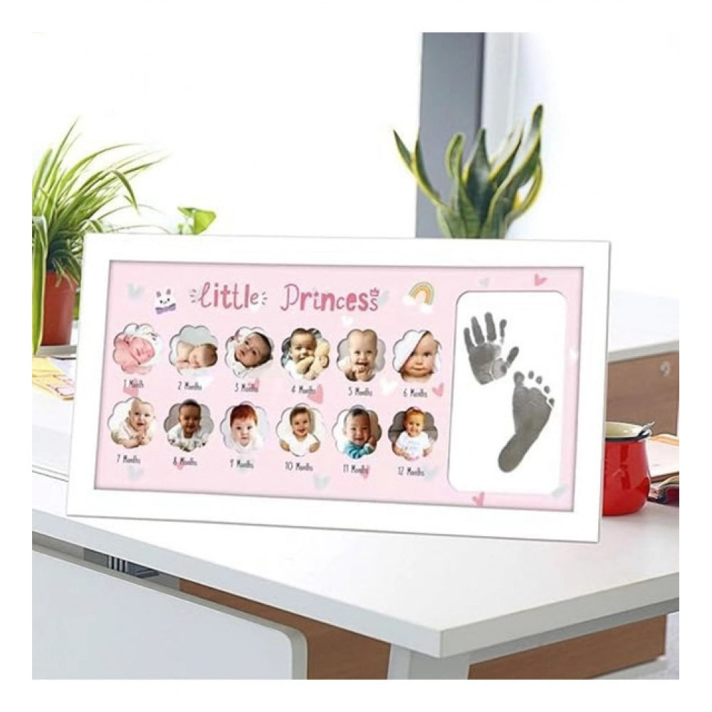 Acrylic Footprint Hand Printbaby Photo Frame Ink Pad Photo