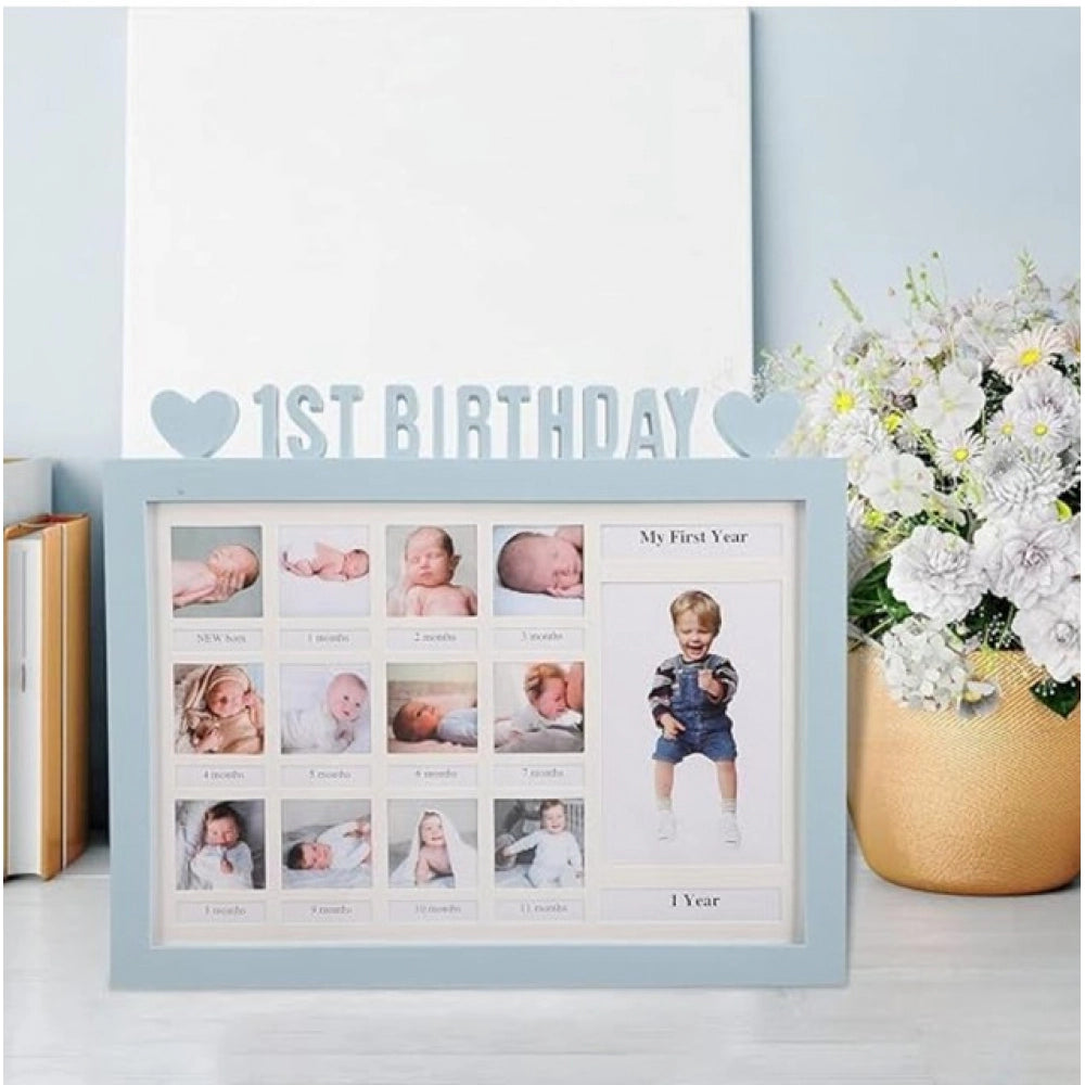 Acrylic First Year Baby Photo Frame