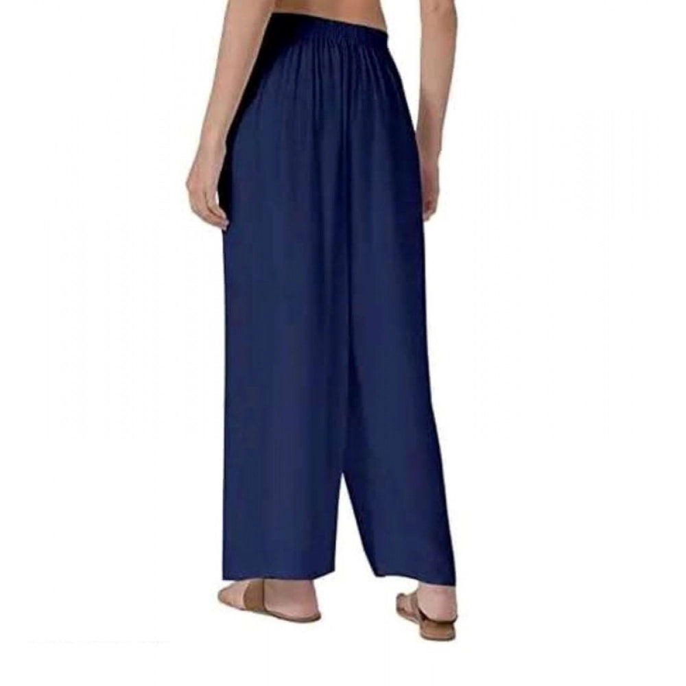 Women's Casual Rayon Solid Ankle Length Palazzo · 1008