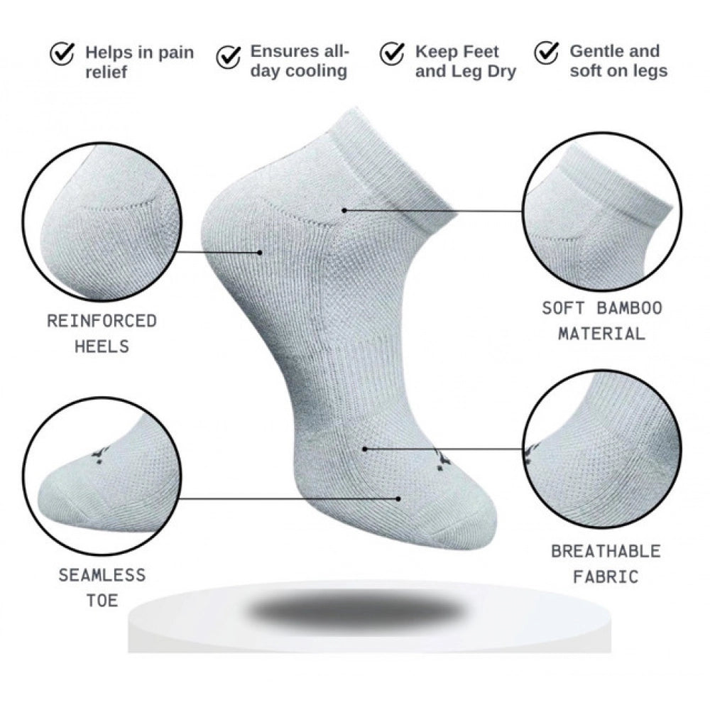 3_Pair Set Unisex Casual Cotton Printed Low Cut Socks · 1279