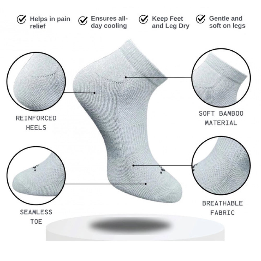 3_Pair Set Unisex Casual Cotton Printed Low Cut Socks · 1281