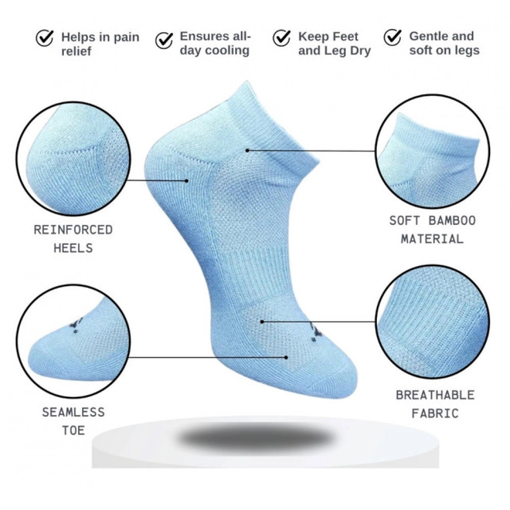 3_Pair Set Unisex Casual Cotton Printed Low Cut Socks · 1293