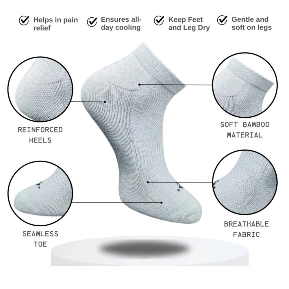 3_Pair Set Unisex Casual Cotton Printed Low Cut Socks · 1295